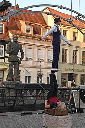 Antje Pode mit Theatro Artistico